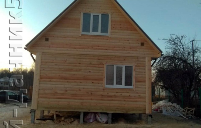 4 Брусовой дом проекту К-34 6×9, 94.5 м², Тульская область, Ясногорский район, к.п (10)